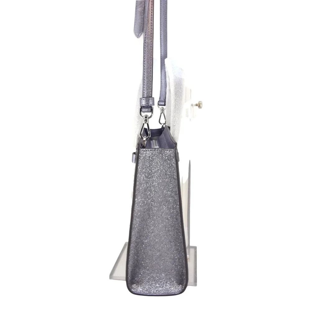 Kate Spade Kenzie Mini Tote Small Purple NEW Glitter Crossbody Bag K1959